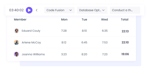 WebTime Tracker Screenshot